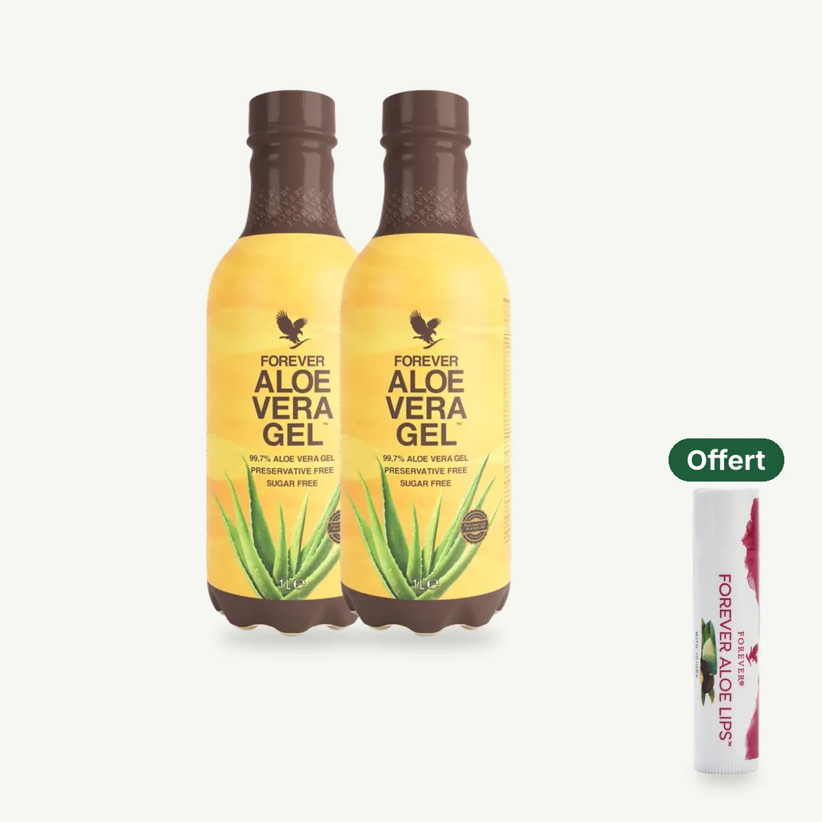Forever Aloe Vera Gel duo: buy 2, get 1 free Aloe Lips