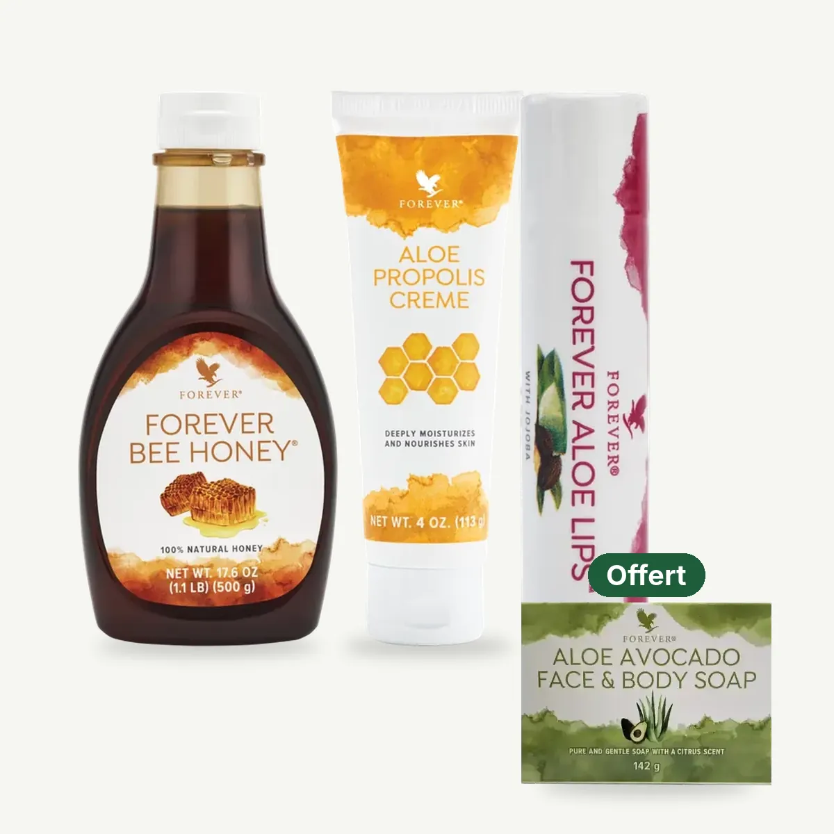 Coffret Douceur de la ruche : 1 Savon Corps et Visage Aloe & Avocat offert
