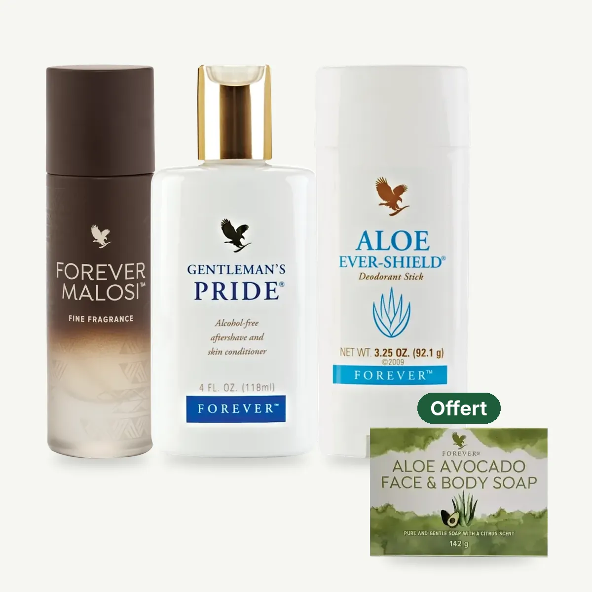 Coffret Pour Lui : 1 Savon Corps et Visage Aloe & Avocat offert