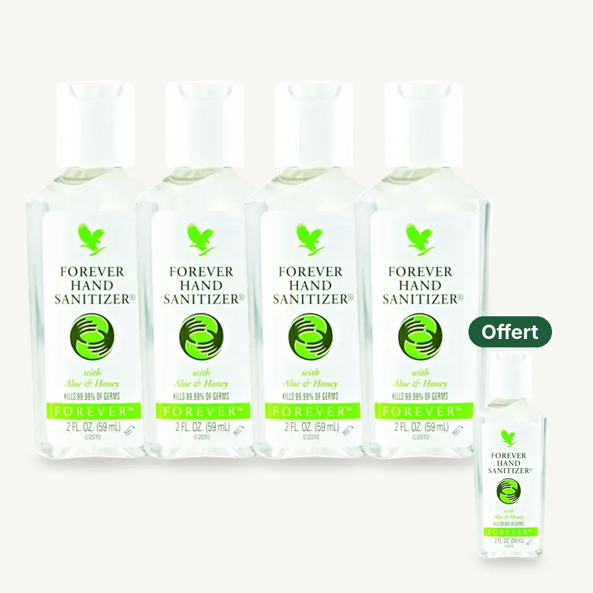 Forever Hand Sanitizer: buy 4, get the 5th free