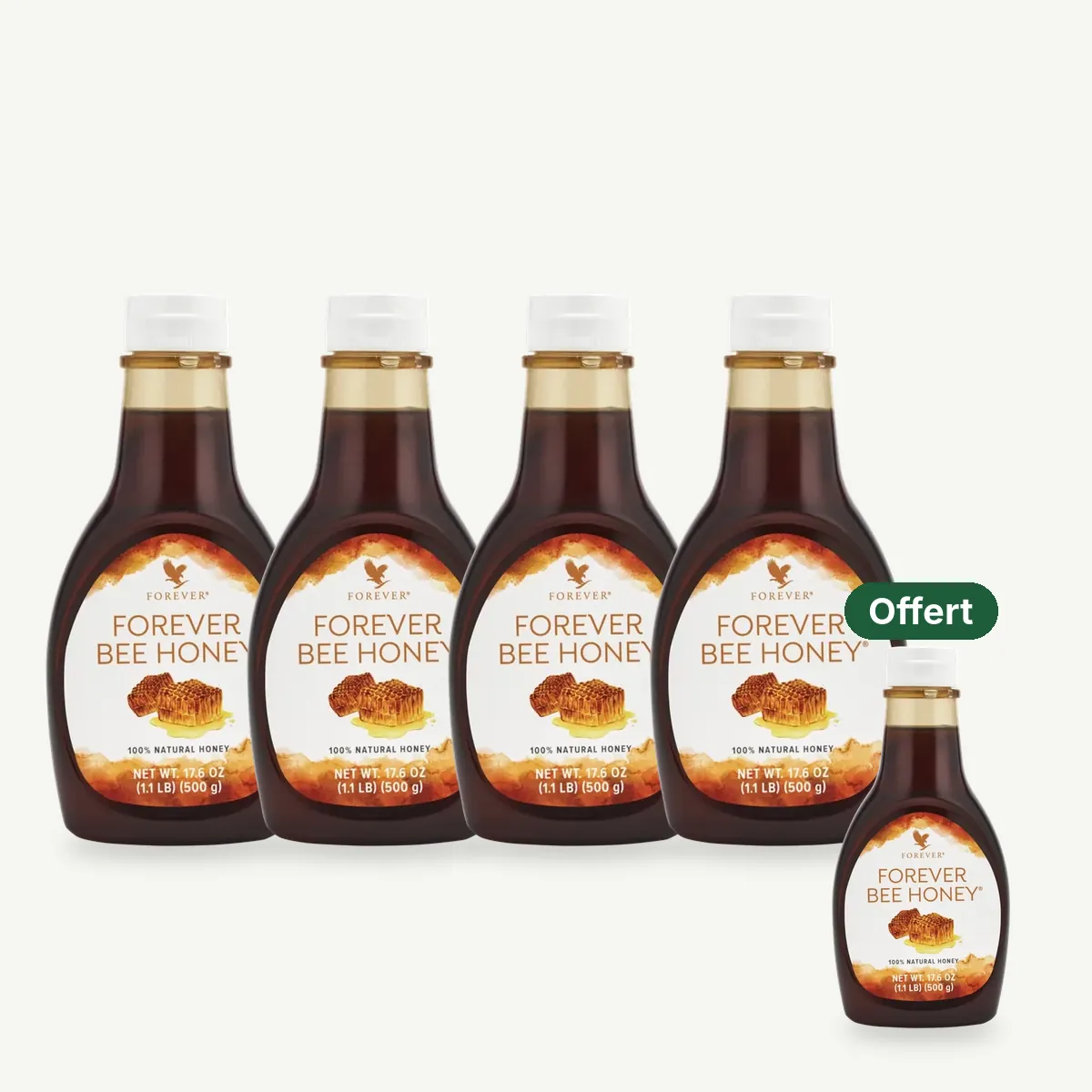 Forever Bee Honey™: buy 4, get the 5th free