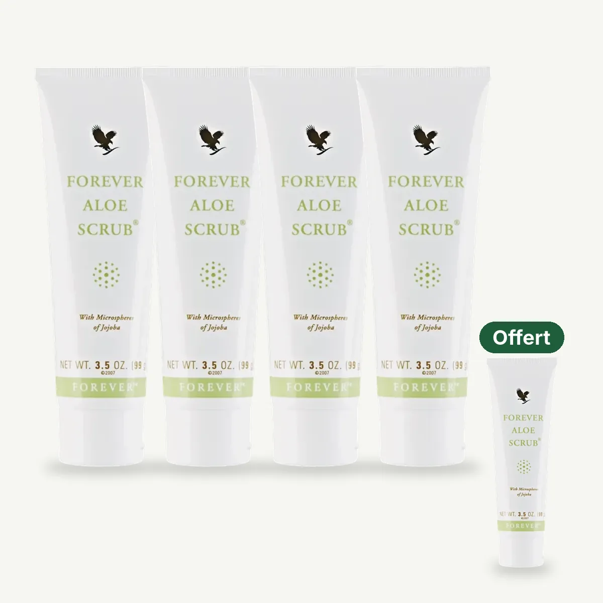 Aloe Scrub: buy 4, get the 5th free