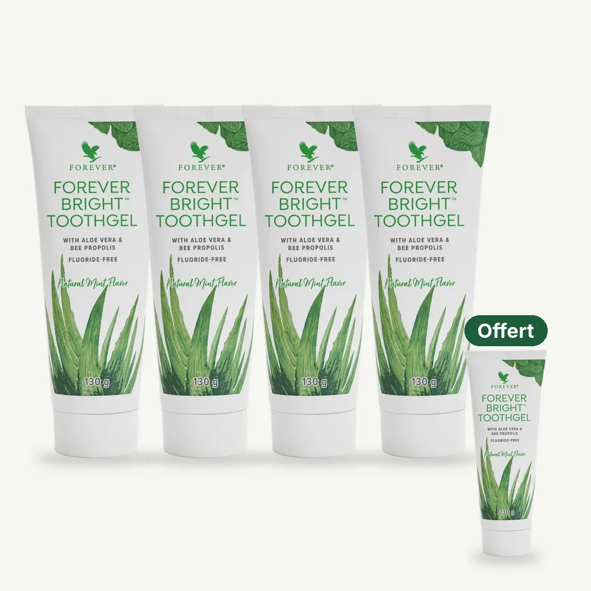 Forever Bright Toothgel: buy 4, get the 5th free