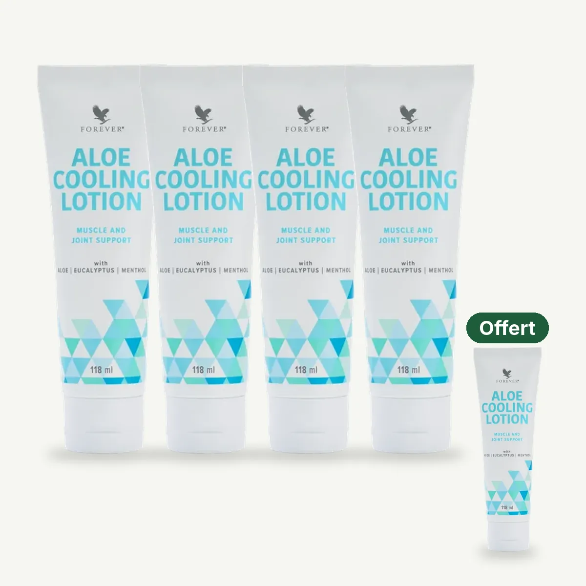 Forever Cooling Lotion: buy 4, get the 5th free