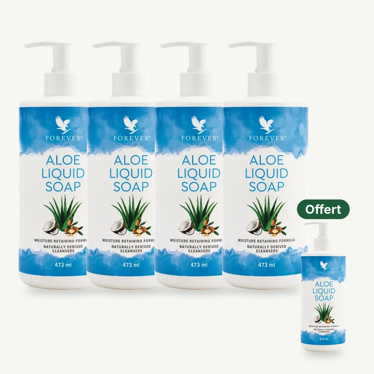 Aloe Liquid Soap™: buy 4, get the 5th free
