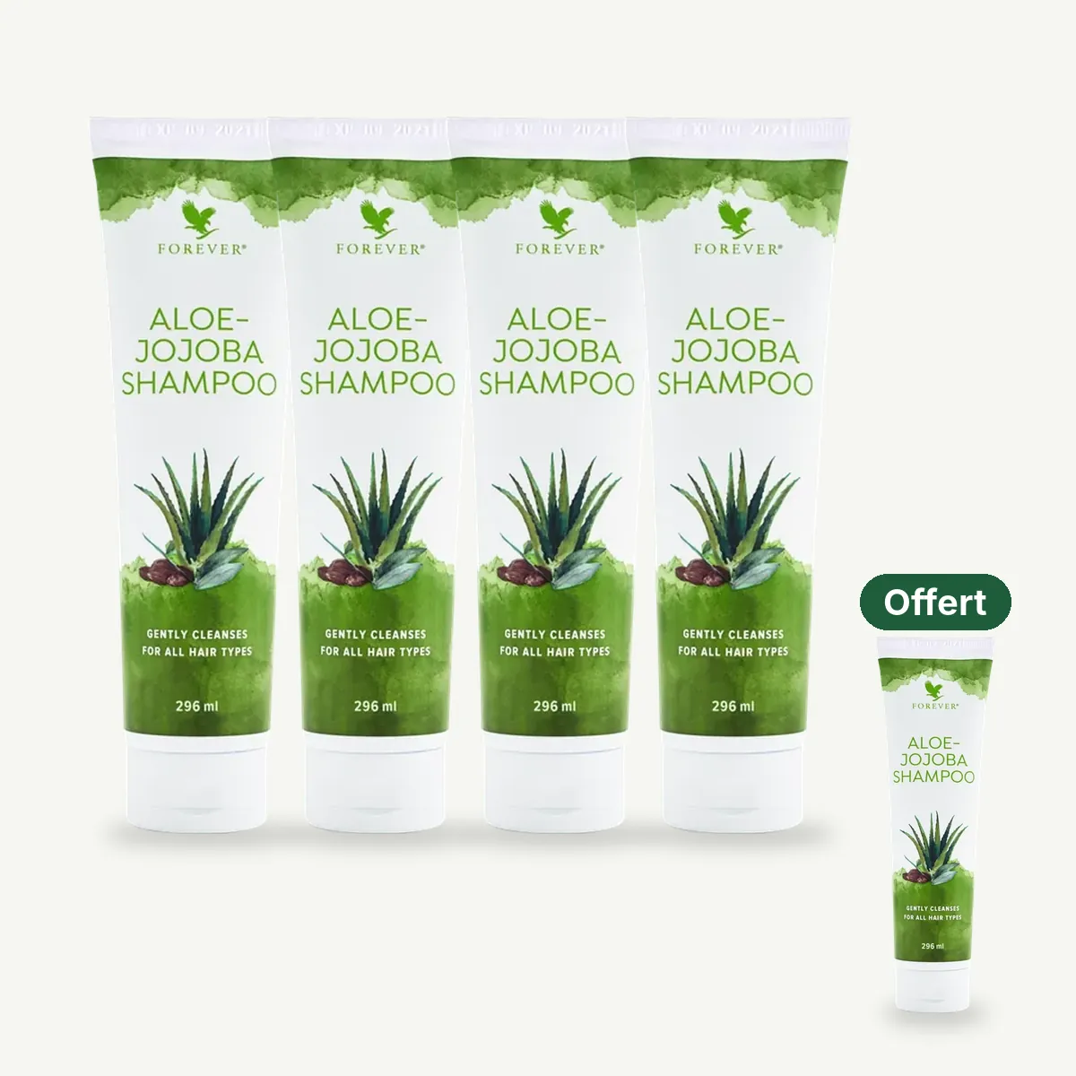 Aloe-Jojoba Shampoo: buy 4, get the 5th free