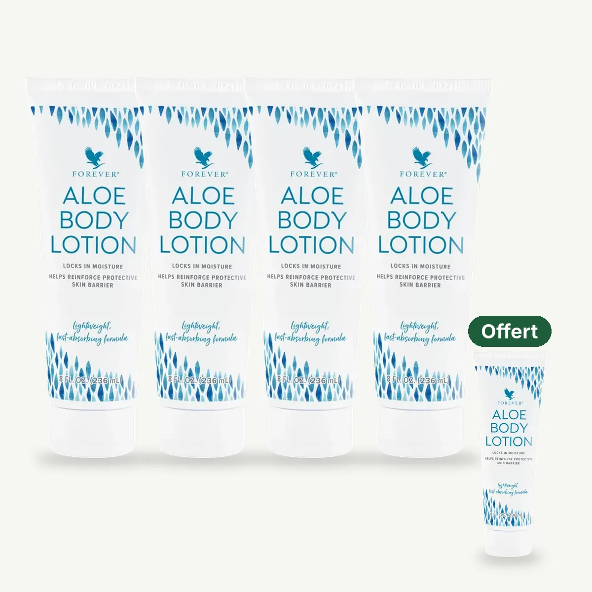 Aloe Body Lotion : 4 achetées, la 5e offerte