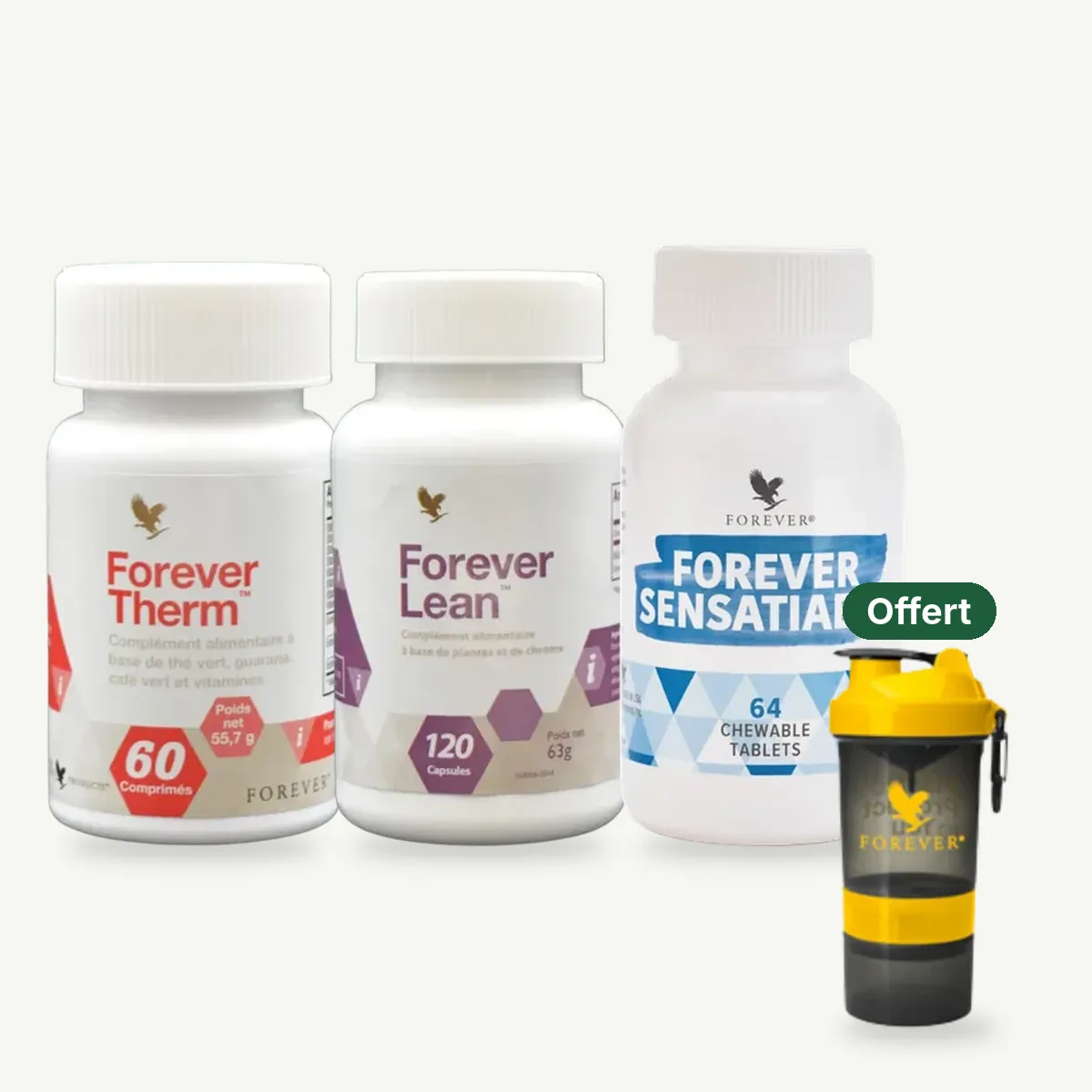 F.I.T. trio: 3 products + 1 free Forever Shaker