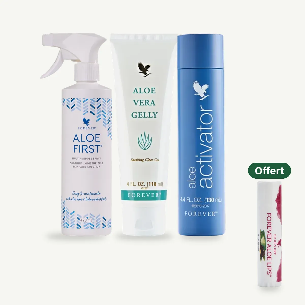 Trio réparateur : 3 produits, 1 Aloe Lèvres offert